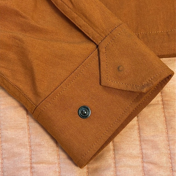 Rag & Bone Women's Cropped M65 Field Jacket color Rust size Medium - Picture 15 of 16